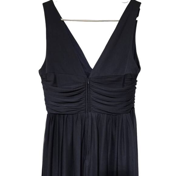 Birdy Grey Lianna Bridesmaid Dress Pockets Navy Blue Medium - Picture 7 of 13